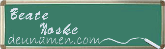Beate Noske Visitenkarte